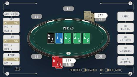 DTO MTT - GTO Poker Trainer Screenshot 5