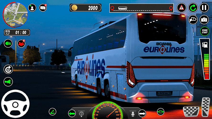 Offroad xe buýt Vội vã lái xe Screenshot 4