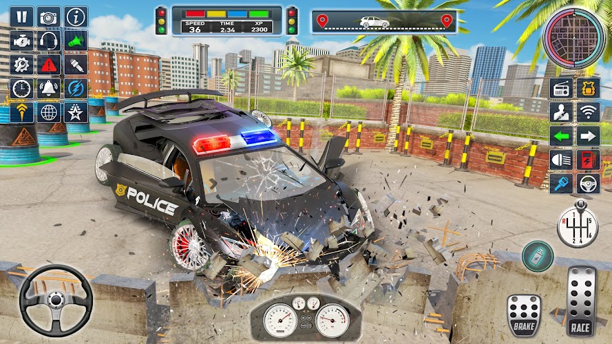 trò chơi xe cảnh sát: lái xe Screenshot 7