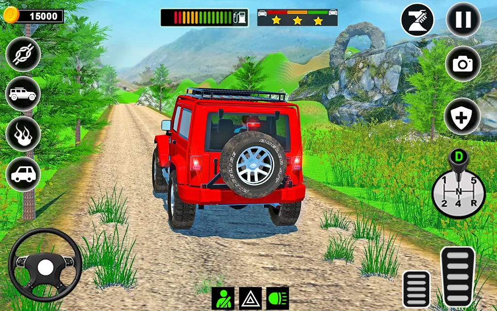 Off road Driving 4x4 Jeep Game Screenshot 1