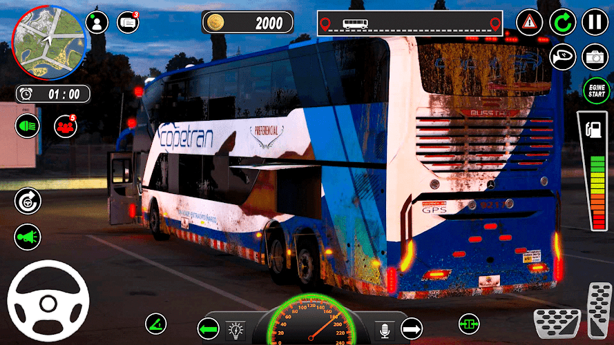 Offroad xe buýt Vội vã lái xe Screenshot 6