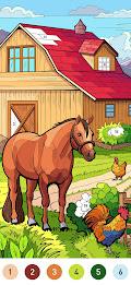 Country Farm Coloring Book Screenshot 2