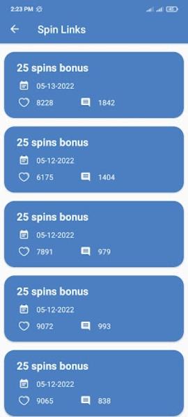 Spin Link - Spin and Coin Screenshot 1