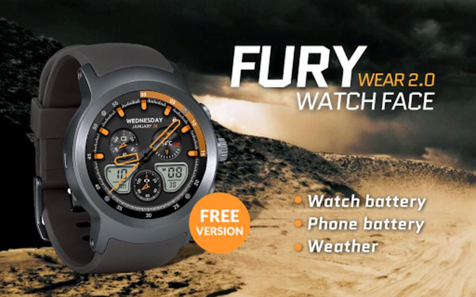 Fury Watch Face Screenshot 12