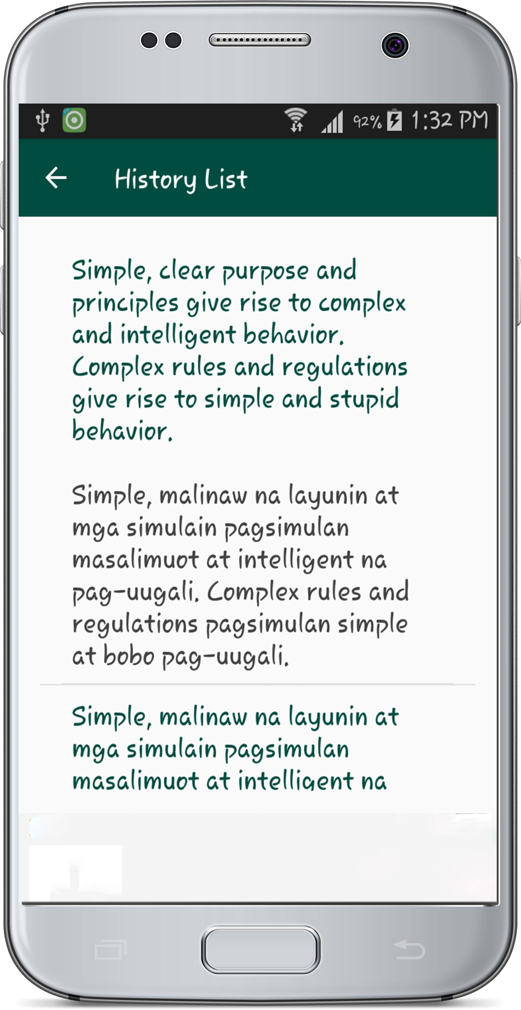 English Tagalog Translate Screenshot 11