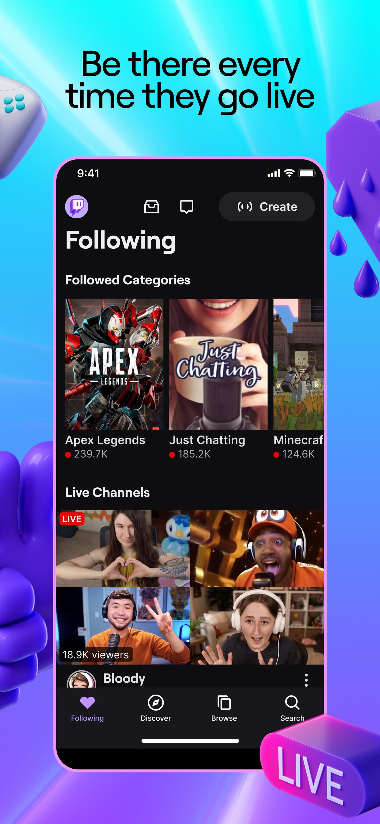 Twitch: Live Game Streaming Screenshot 2