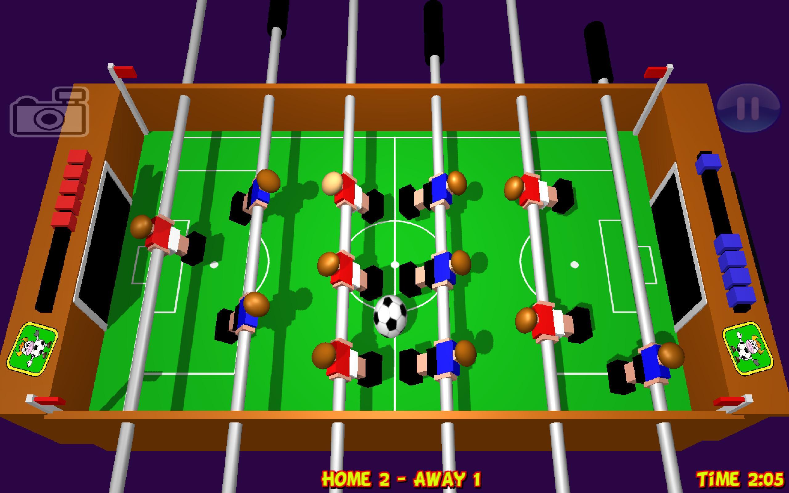 Table Football, Soccer 3D Screenshot 1