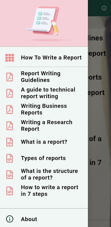 How To Write a Report Screenshot 1