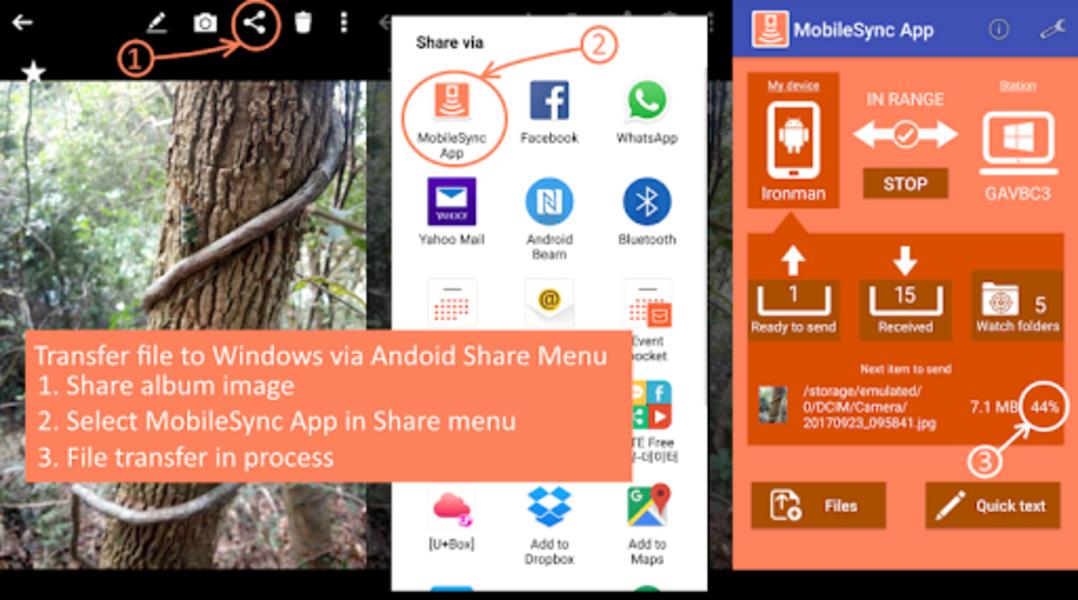 MobileSync App - Remote Access Screenshot 7