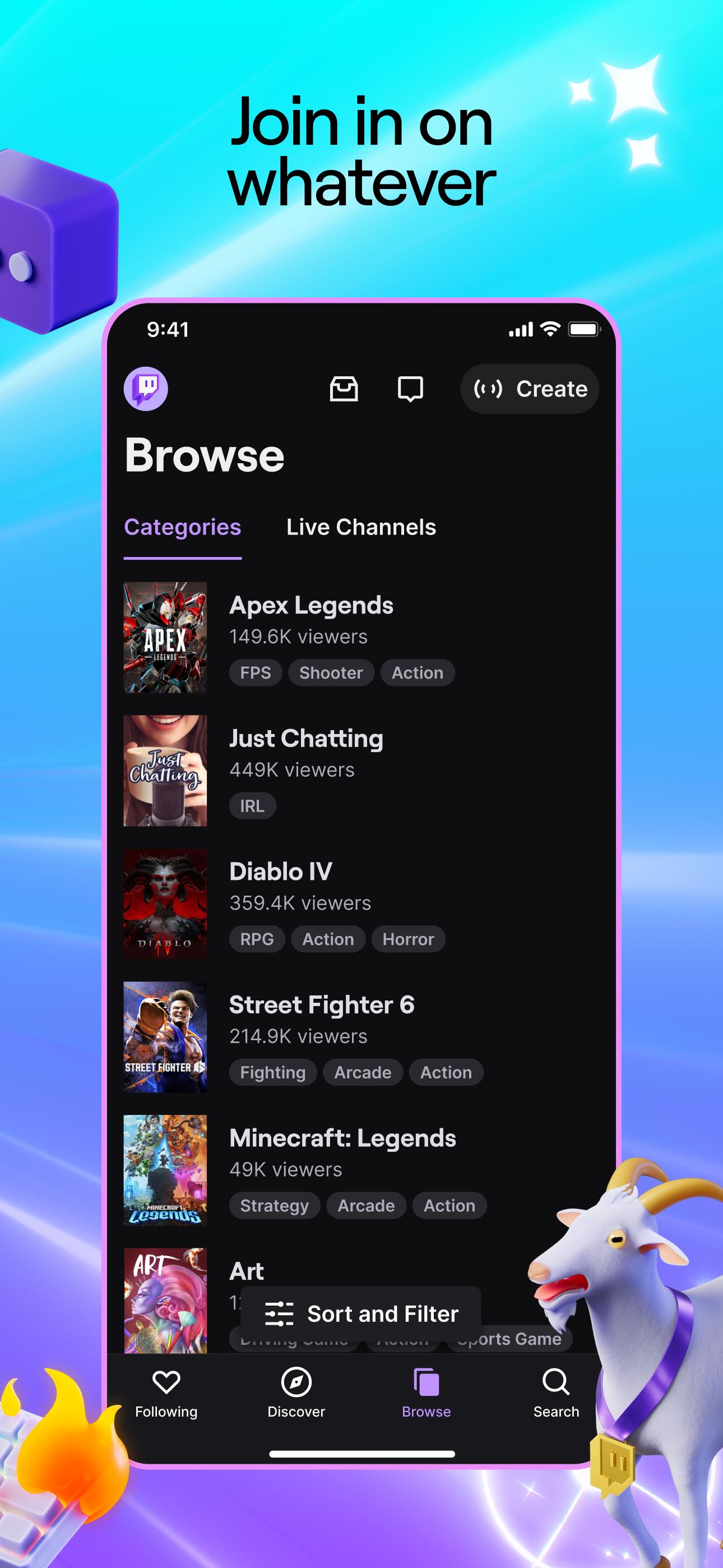 Twitch: Live Game Streaming Screenshot 4