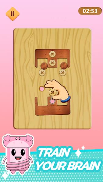 Wood Nuts & Bolts Puzzle Screenshot 3