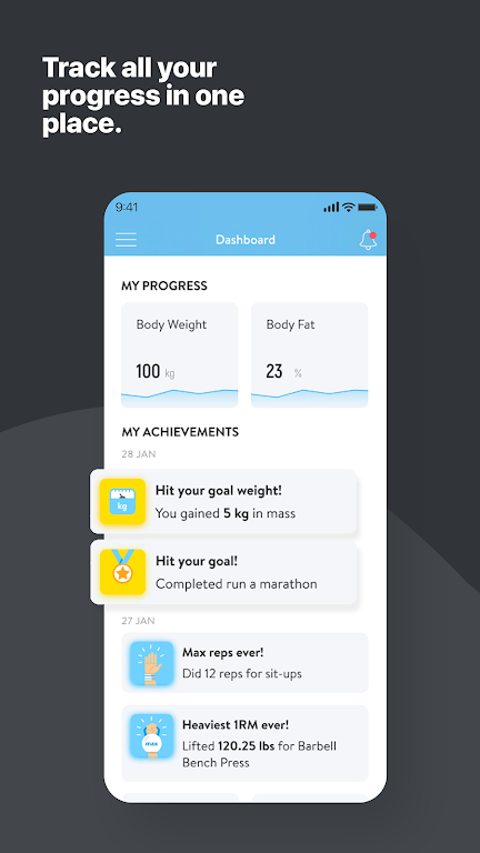 DNA Fitness App Screenshot 3