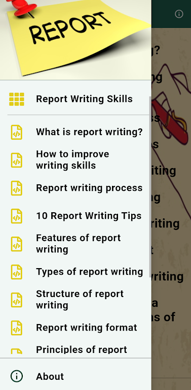Report Writing Skills Screenshot 1