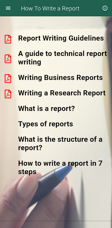 How To Write a Report Screenshot 2