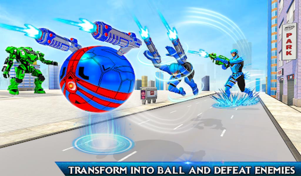 Snow Ball Robot Bike Games Screenshot 13