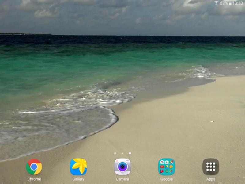 Tropical Beach Live Wallpaper Screenshot 1