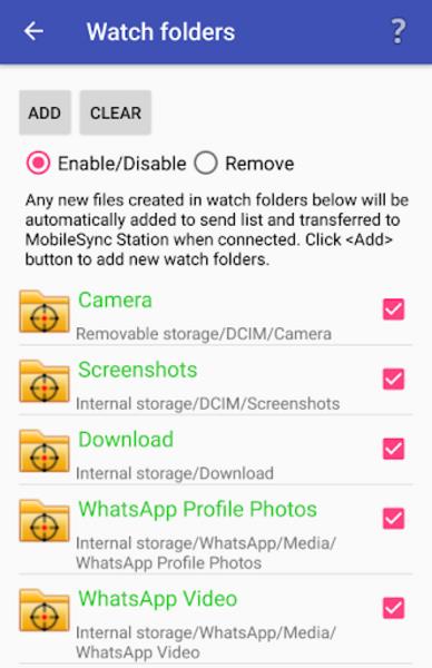 MobileSync App - Remote Access Screenshot 2