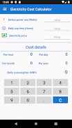 Electricity Cost Calculator Screenshot 3