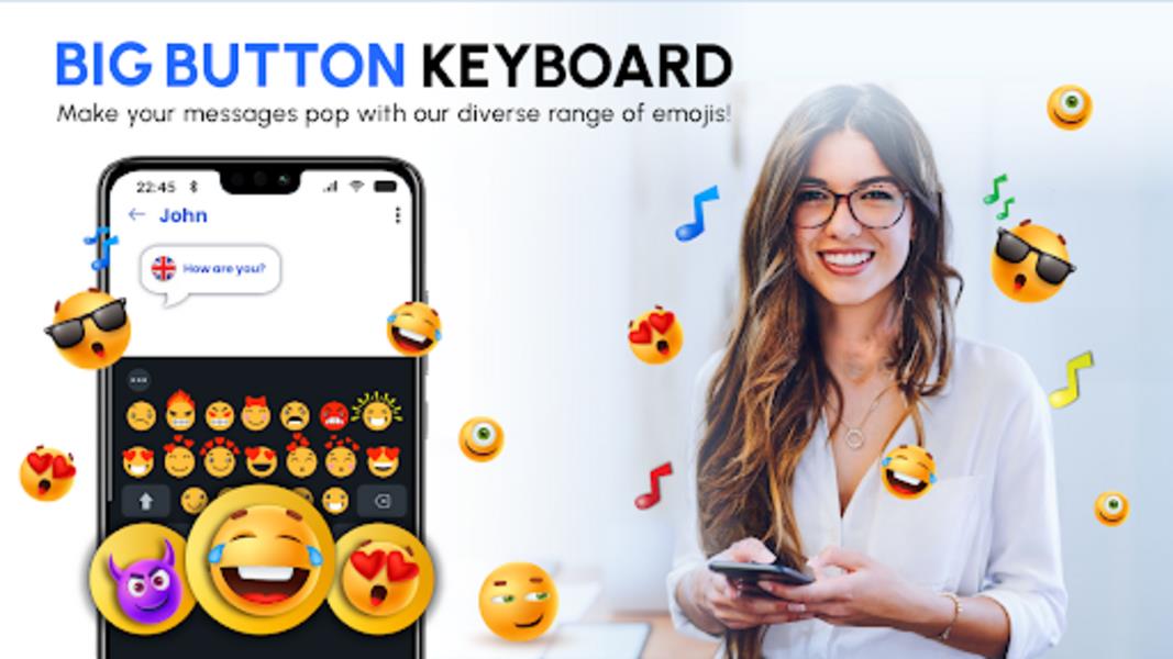 Big Buttons Typing Keyboard Screenshot 6