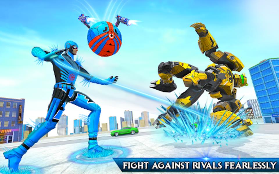 Snow Ball Robot Bike Games Screenshot 7