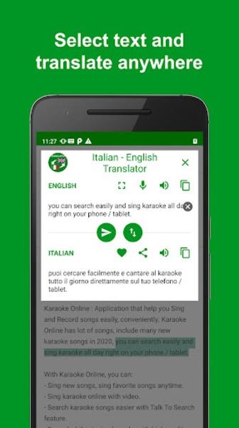 Italian - English Translator Screenshot 7