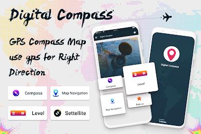 Digital Compass & GPS Compass Screenshot 6