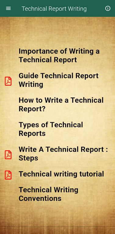 Technical Report Writing Screenshot 1