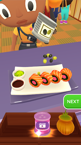 Sushi Roll 3D - Cooking ASMR Screenshot 3