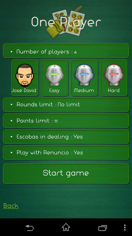Escoba / Broom cards game Screenshot 2