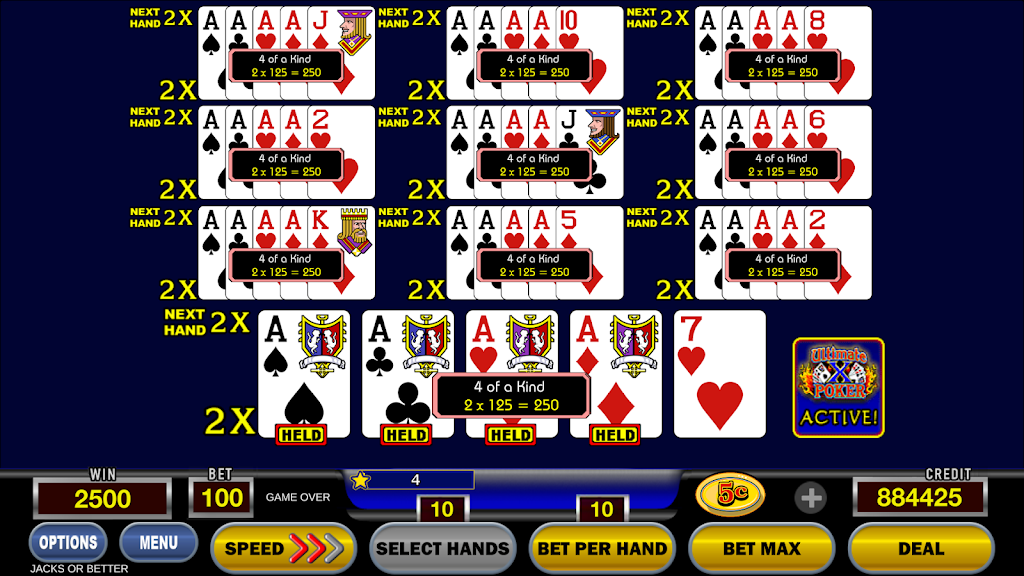 Ultimate X Poker™ Video Poker Screenshot 3