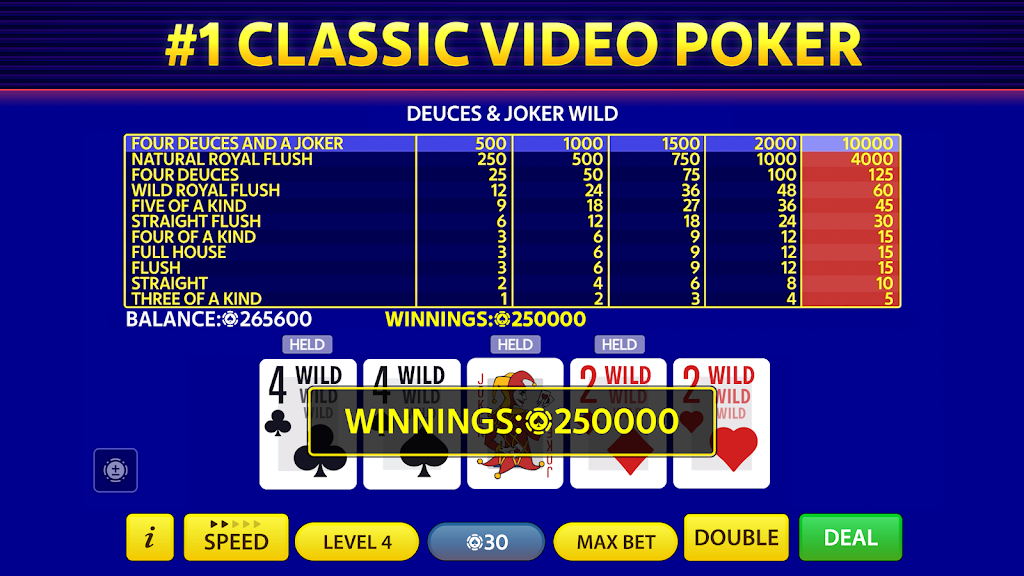 Poker & Video Poker: Pokerist Screenshot 1