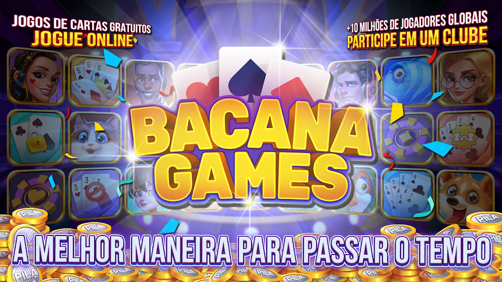 Bacana Games: Buraco &amp; Slots Screenshot 1