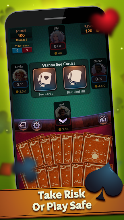 Spades - Offline Card Games Screenshot 3