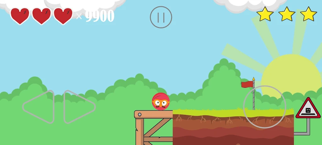 Red Rolling Ball: Bounce Boy Screenshot 3