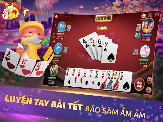 Sâm Lốc - ZingPlay Game online Screenshot 1