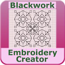 Blackwork Embroidery Creator APK