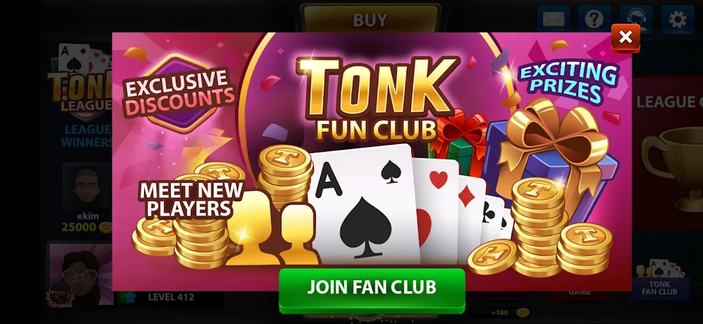 Tonk League Card Game Screenshot 3