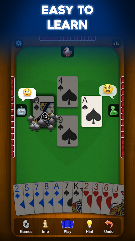 Hearts: Card Game Screenshot 1