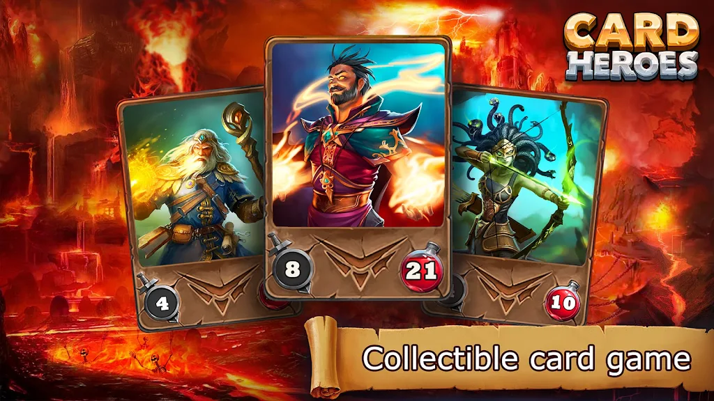 Card Heroes: TCG/CCG deck Wars Screenshot 1