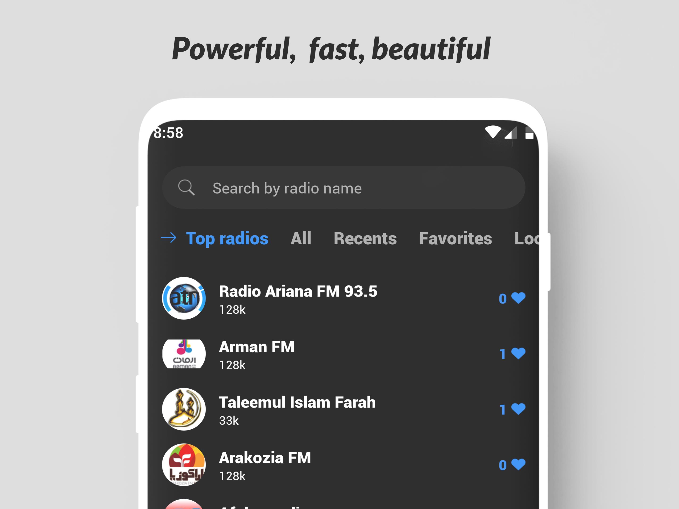 Radio Afghanistan Online Screenshot 1