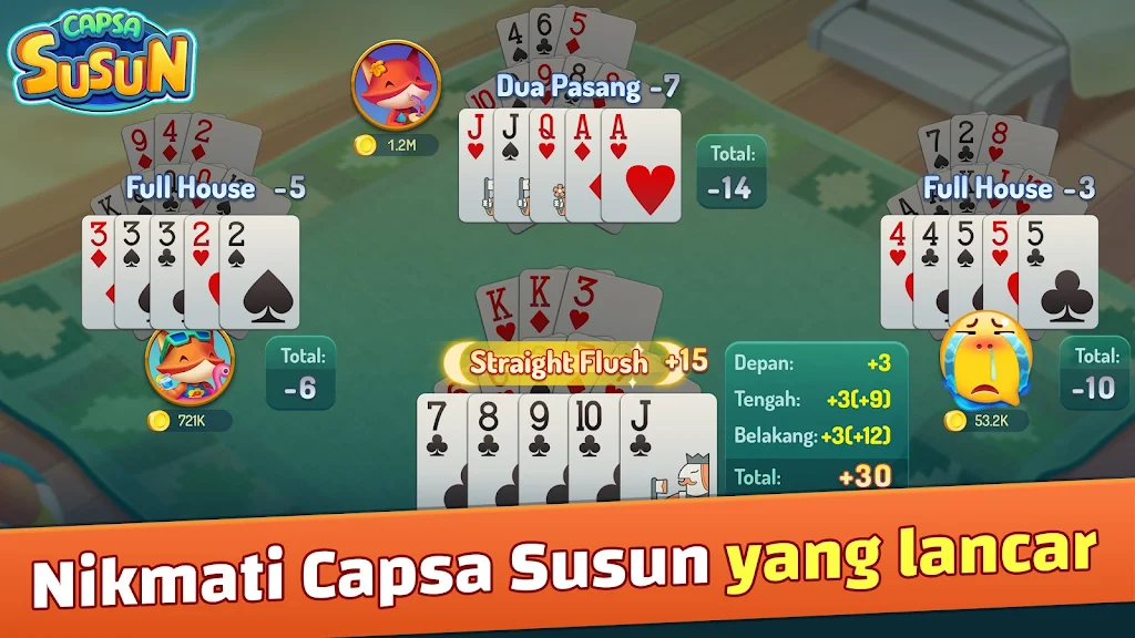 Capsa Susun ZingPlay Kartu Screenshot 2