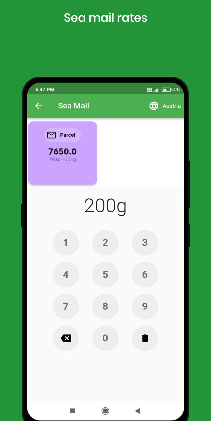 SL Post - Postage Calculator Screenshot 6