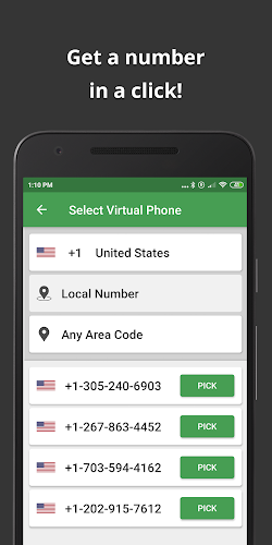Wabi - Virtual Phone Number Screenshot 2