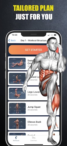 Tập Luyện Tại Nhà Home Workout Screenshot 3