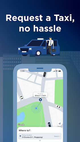 GO / Request taxi app Screenshot 1