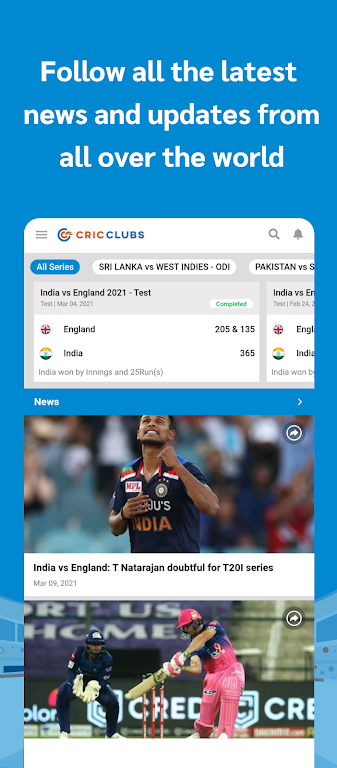 Cricclubs Mobile Screenshot 3