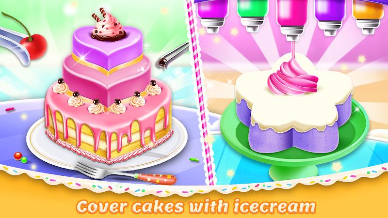 Ice cream Cake Maker Cake Game Screenshot 5