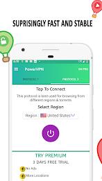 Power VPN : Fast & Secure VPN Screenshot 1