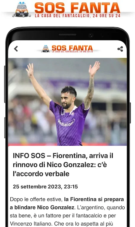 SOS Fanta - Fantacalcio Screenshot 2