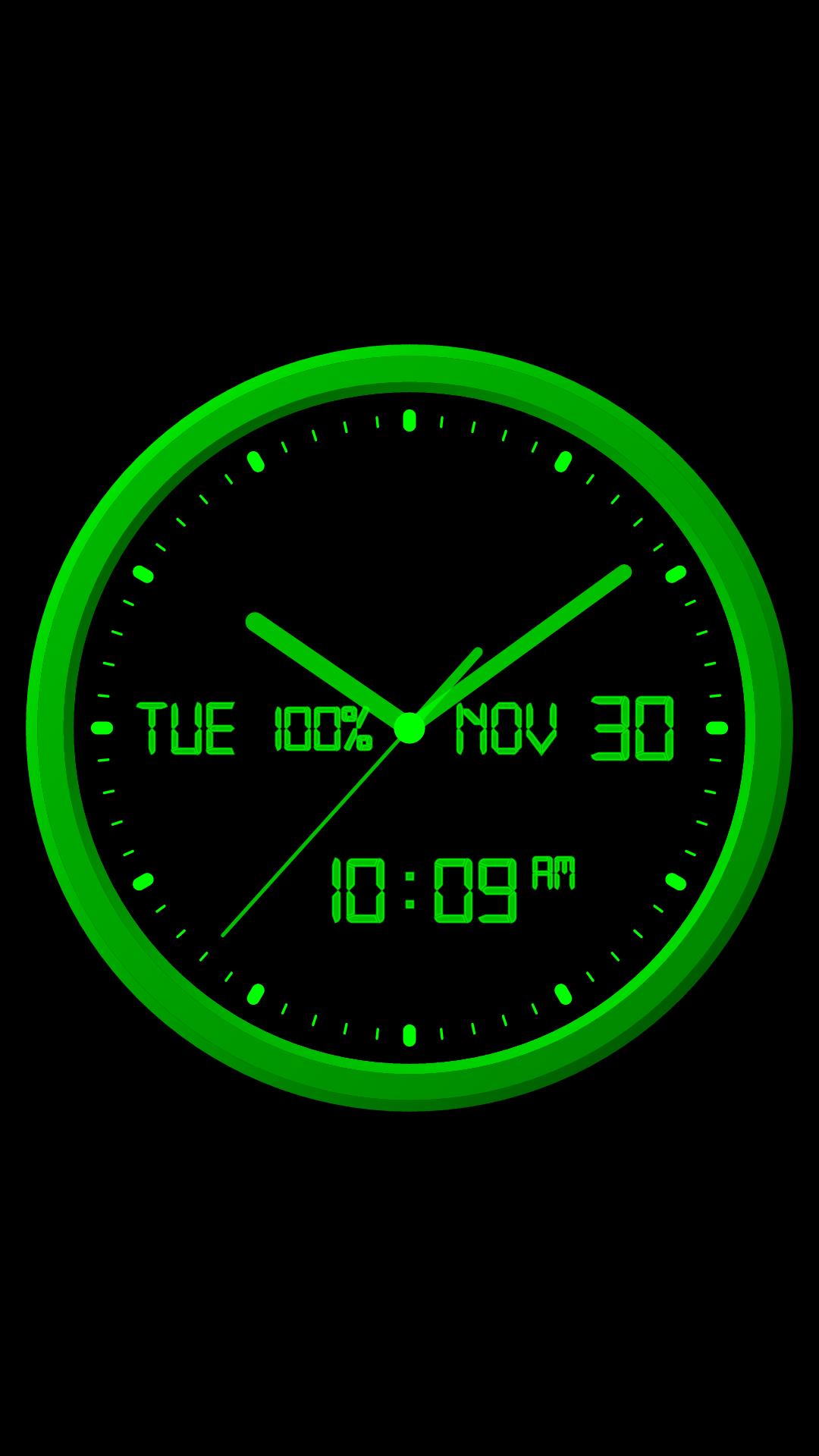 Analog Clock-7 Mobile Screenshot 1